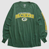 Green Bay Packers NFL 2010 Long Sleeve T-shirt Green Vintage