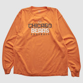 Chicago Bears Reebok 2000s Long Sleeve T-shirt Orange Vintage