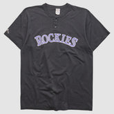 Colorado Rockies Majestic 2000s T-shirt - Black - L by Fanatics Real Vintage T-shirts