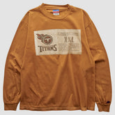Tennessee Titans Champion 2000s Long Sleeve T-shirt Brown Vintage