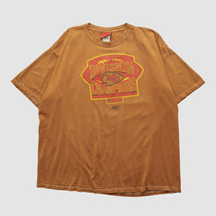 Kansas City Chiefs Reebok 2003 T-shirt Brown Vintage