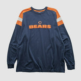 Chicago Bears NFL 2000s Long Sleeve T-shirt Navy Vintage