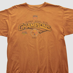 Pittsburgh Steelers Reebok 2009 T-shirt Orange Vintage