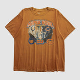 Superbowl XLI Reebok 2007 T-shirt Orange Vintage