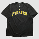 Pittsburgh Pirates Majestic 2000s T-shirt - Black - M by Fanatics Real Vintage T-shirts