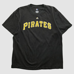 Pittsburgh Pirates Majestic 2000s T-shirt - Black - M by Fanatics Real Vintage T-shirts