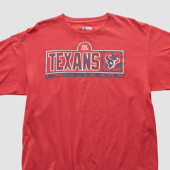 Houston Texans NFL 2000s Long Sleeve T-shirt Red Vintage