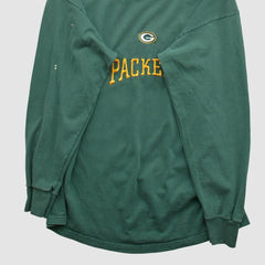 Green Bay Packers NFL 2000s Long Sleeve T-shirt Green Vintage