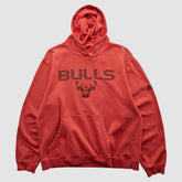Chicago Bulls 2010s Hooded Pullover Sweatshirt Red Vintage