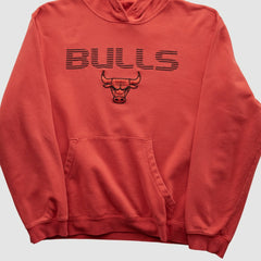 Chicago Bulls 2010s Hooded Pullover Sweatshirt Red Vintage