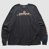 Cincinnati Bengals NFL 2010s Long Sleeve T-shirt Black Vintage