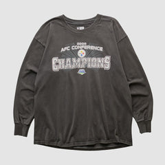Pittsburgh Steelers NFL 2008 Long Sleeve T-shirt Black Vintage