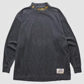 Pittsburgh Steelers 90s Long Sleeve T-shirt Charcoal Vintage