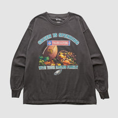 Philadelphia Eagles NFL 2008 Long Sleeve T-shirt Charcoal Vintage