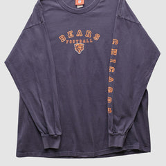 Chicago Bears NFL 2000s Long Sleeve T-shirt Navy Vintage