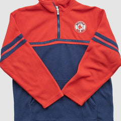 Boston Red Sox MLB 2000s 1/4 Zip Sweatshirt - Red - S by Fanatics Real Vintage Sweatshirts