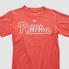 Philadelphia Phillies Majestic 2009 T-shirt - Red - S by Fanatics Real Vintage T-shirts