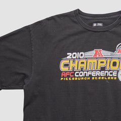 Pittsburgh Steelers NFL 2010 T-shirt Black Vintage