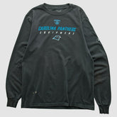 Carolina Panthers Reebok 2000s Long Sleeve T-shirt Black Vintage