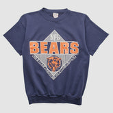 Chicago Bears Tultex 90s Pullover Sweatshirt Navy Vintage