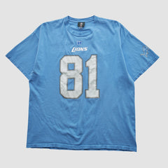 Detroit Lions NFL 2010s T-shirt Light Blue Vintage