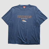 Denver Broncos NFL 2000s T-shirt Blue Vintage
