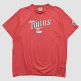 Minnesota Twins Nike 2000s T-shirt - Red - 2XL by Fanatics Real Vintage T-shirts