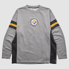 Pittsburgh Steelers NFL 2010s Pullover Sweatshirt Heather Gray Vintage