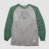 New York Jets NFL 2000s Long Sleeve T-shirt Heather Gray Vintage