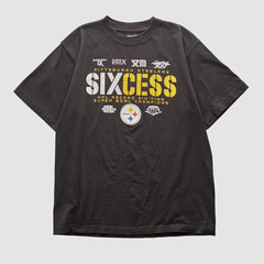 Pittsburgh Steelers Reebok 2009 T-shirt Black Vintage