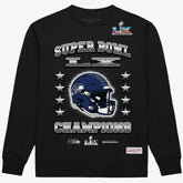 Seattle Seahawks Super Bowl LX Champions Helmet Sweatshirt Black
