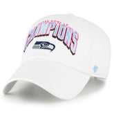 Seattle Seahawks '47 Super Bowl LX Champions Side Patch Clean Up Adjustable Hat White