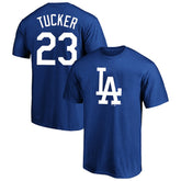 Kyle Tucker Los Angeles Dodgers Profile Big & Tall Player Name & Number T-Shirt - Royal T-shirts