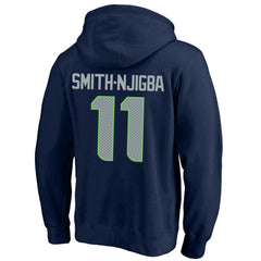 Jaxon Smith-Njigba Seattle Seahawks Super Bowl LX Champions Big & Tall Name & Number Fleece Hoodie College Navy