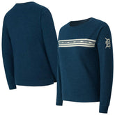 Detroit Tigers Concepts Sport Women's Birch French Terry Long Sleeve T-Shirt - Navy T-shirts