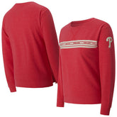 Philadelphia Phillies Concepts Sport Women's Birch French Terry Long Sleeve T-Shirt - Red T-shirts