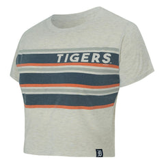 Detroit Tigers Concepts Sport Women's Birch Cropped T-Shirt - Cream T-shirts