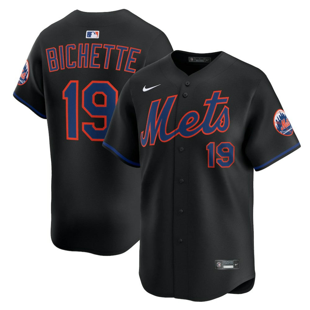 MLB Bo Bichette New York Mets Nike Alternate Limited Jersey - Black