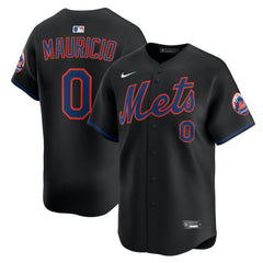MLB Ronny Mauricio New York Mets Nike Alternate Limited Jersey - Black