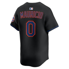 MLB Ronny Mauricio New York Mets Nike Alternate Limited Jersey - Black
