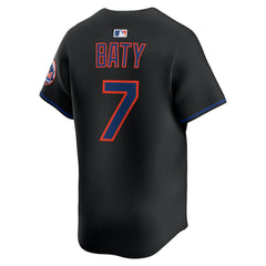 MLB Brett Baty New York Mets Nike Alternate Limited Jersey - Black