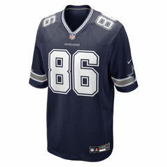 NFL Luke Schoonmaker Dallas Cowboys Team Game Jersey - Navy