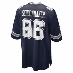 NFL Luke Schoonmaker Dallas Cowboys Team Game Jersey - Navy