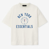 New York Knicks Fear of God x Barkley L. Hendricks Unisex 90's T-Shirt Cream