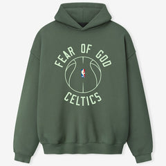 Boston Celtics Fear of God x Barkley L. Hendricks Unisex 90's Hoodie Green