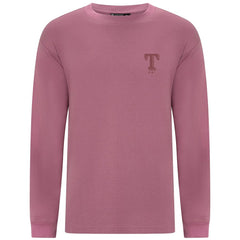 Texas Rangers Levelwear Bridal Rose Luxe Signature Long Sleeve T-Shirt - Pink T-shirts
