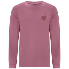 Washington Nationals Levelwear Bridal Rose Luxe Signature Long Sleeve T-Shirt - Pink T-shirts