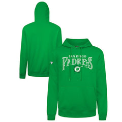 San Diego Padres Levelwear St. Patrick's Day Podium Hoodie - Green Hoodies