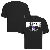 NHL New York Rangers Levelwear Luxe Signature Knit T-Shirt - Black
