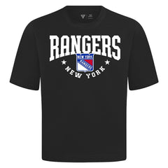 NHL New York Rangers Levelwear Luxe Signature Knit T-Shirt - Black